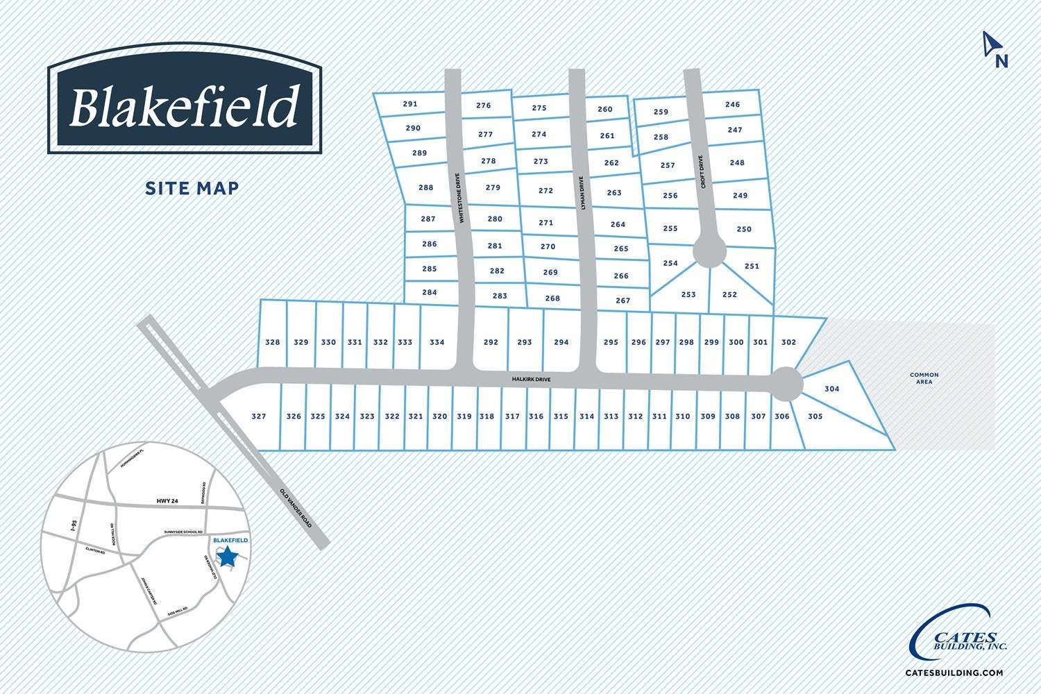 Blakefield community map