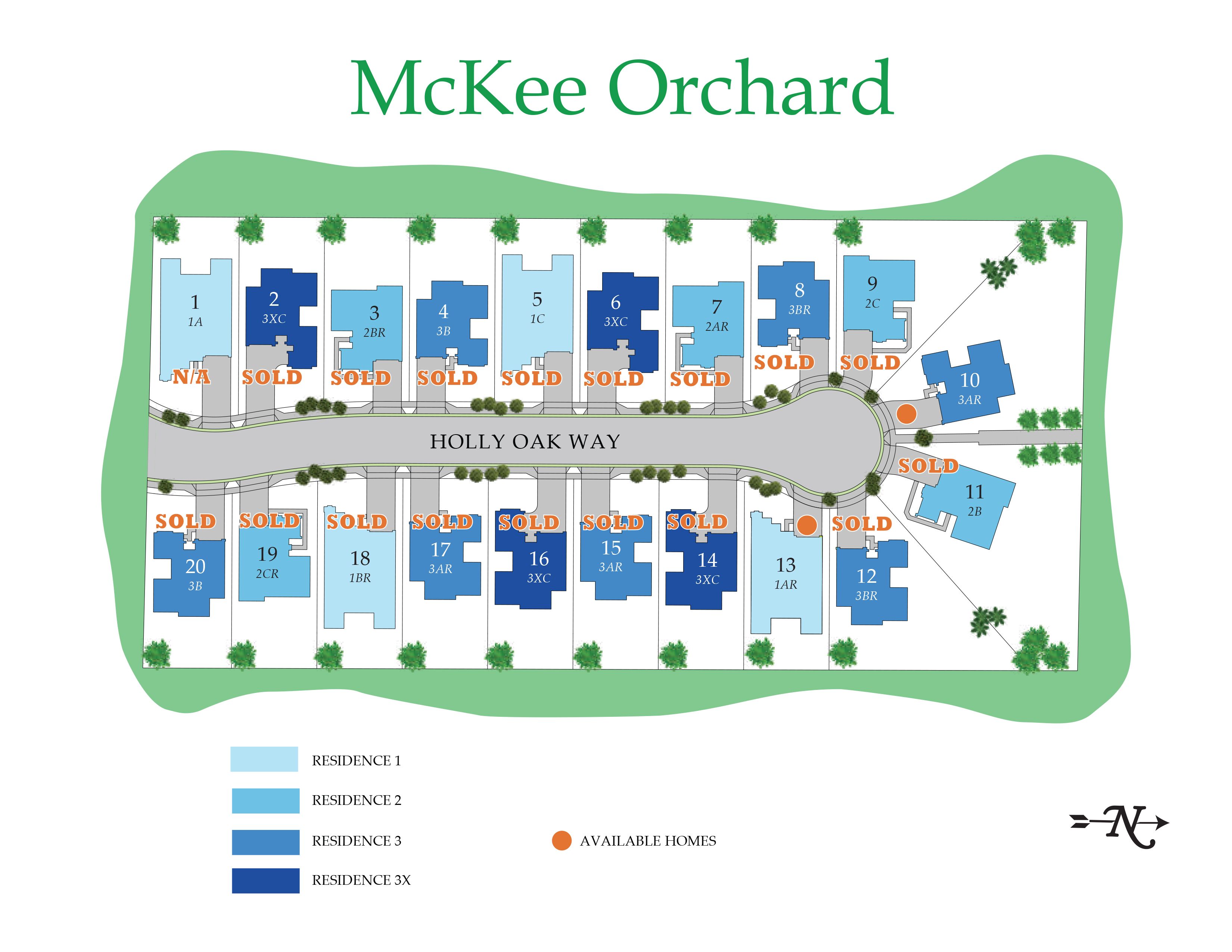 McKee Orchard community map