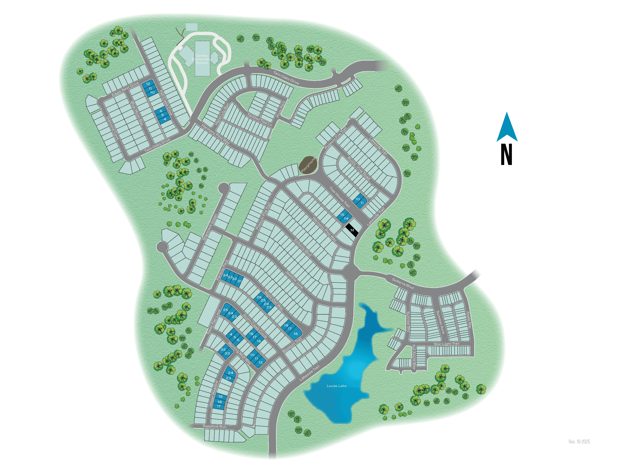 Solterra Texas community map
