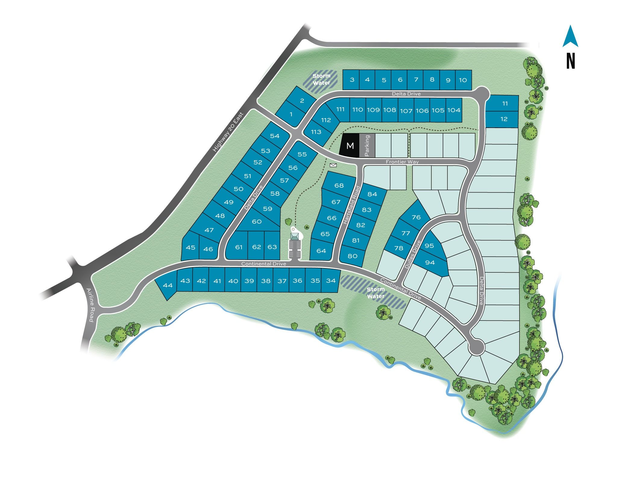 Trinity Park community map