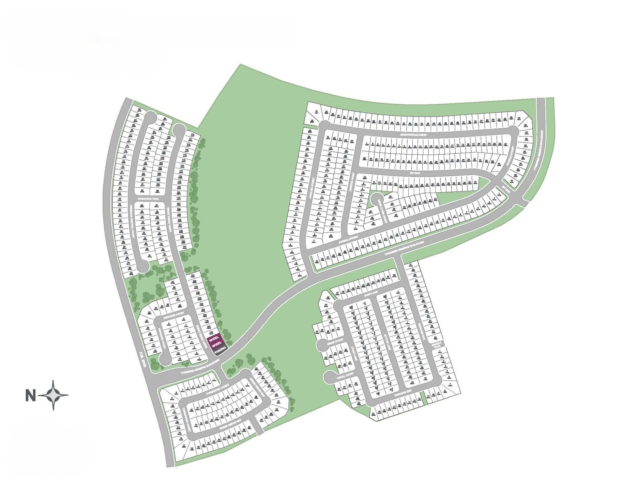 Townsend Reserve community map
