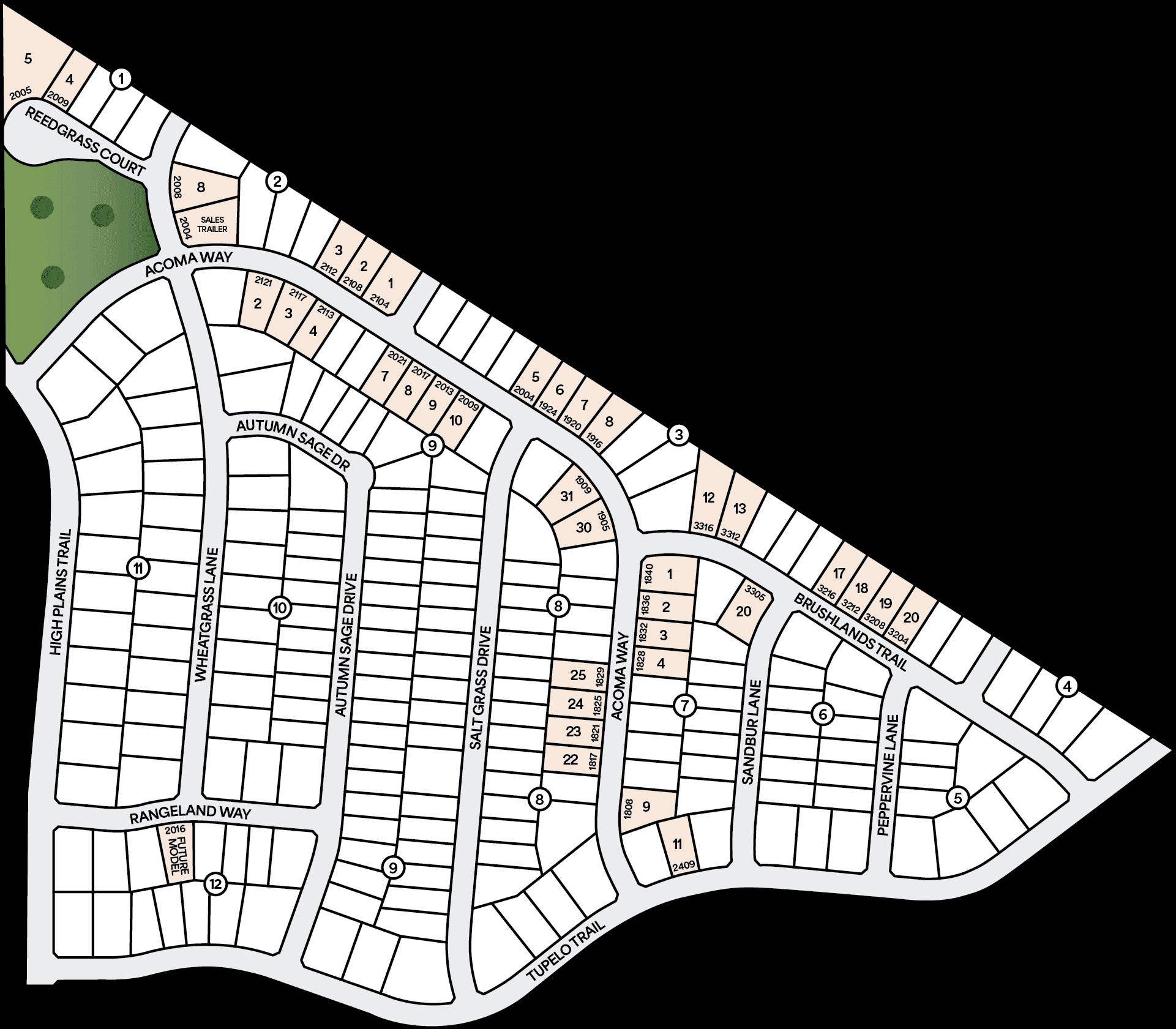 Furst Ranch community map