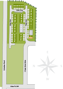 Townes At The Stiles community map