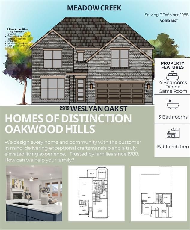2912 Weslyan Oak Street. Bedford, TX 76021