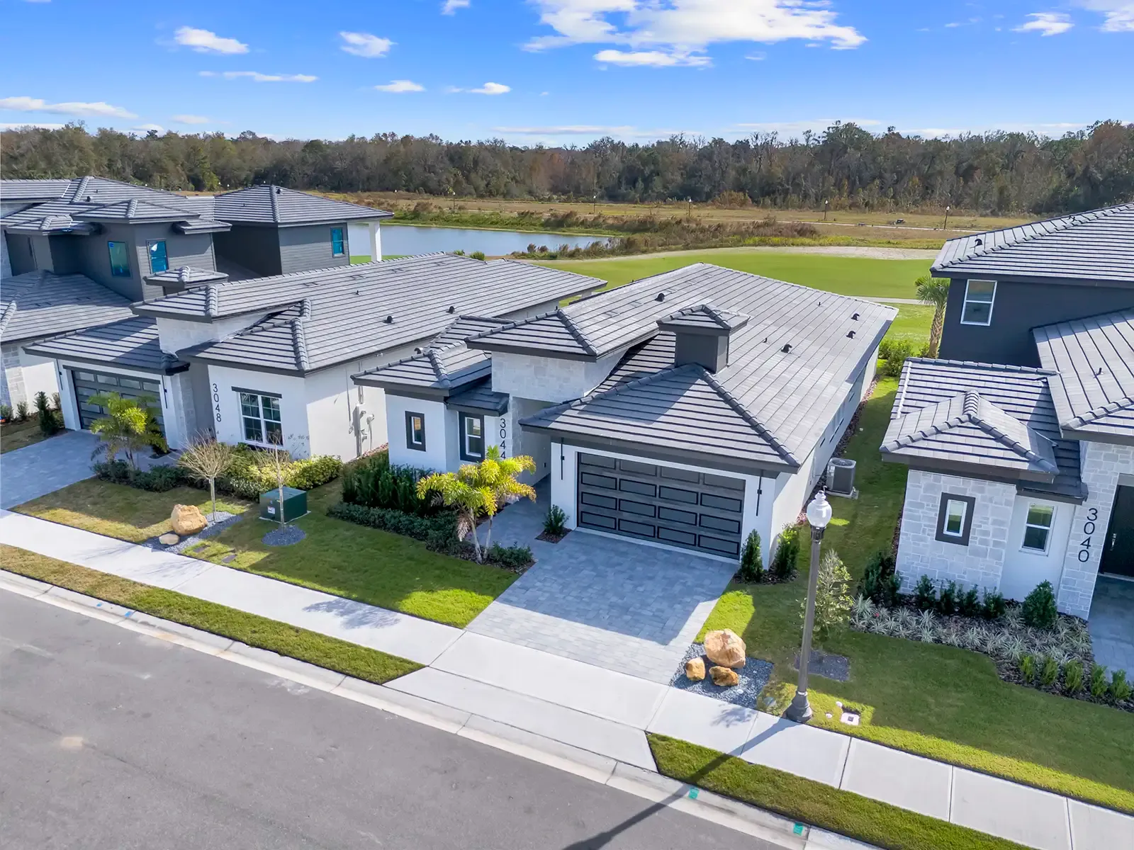 Courtyard 3BR - Hampton Green at Providence: Davenport, Florida - ABD Development 