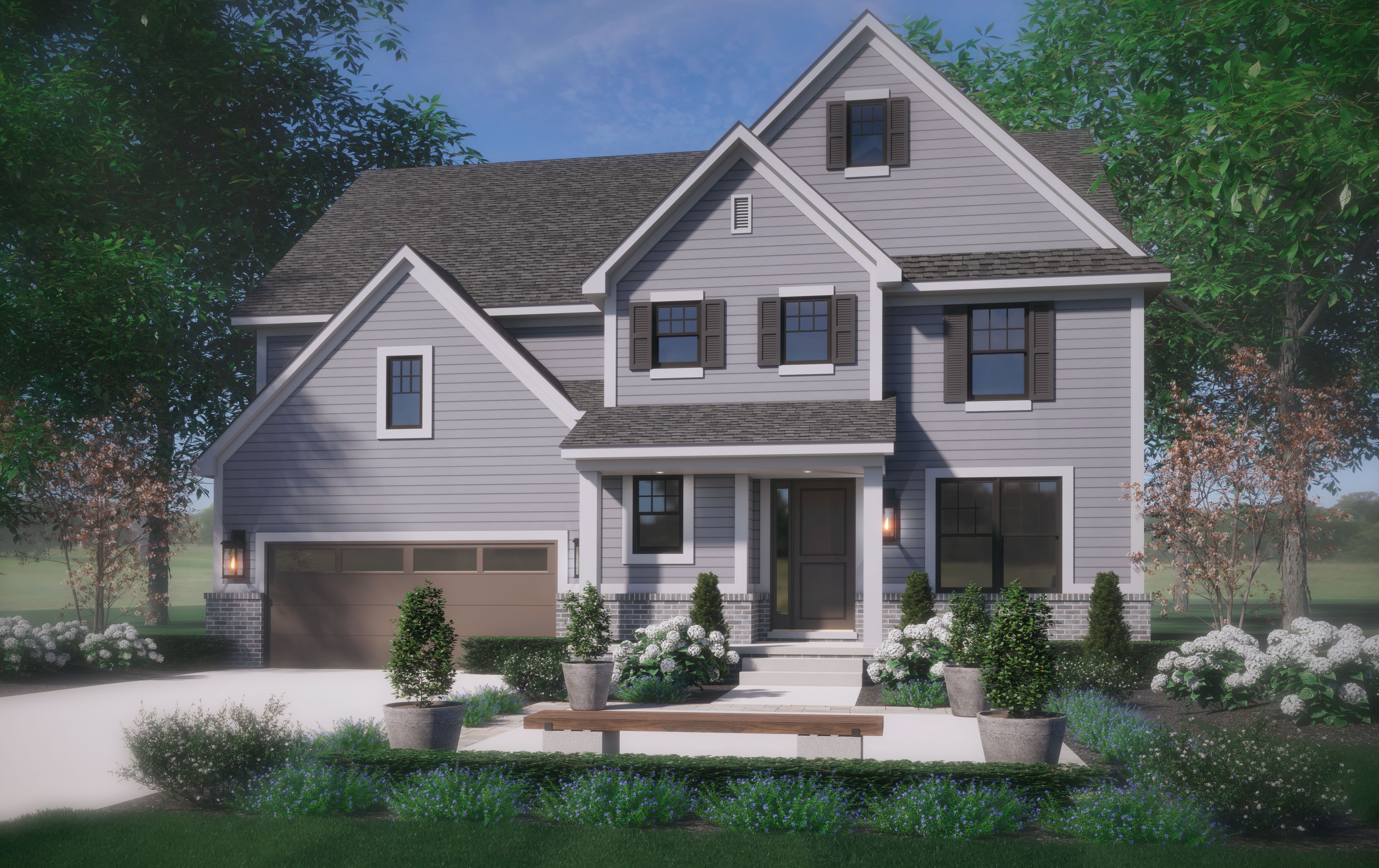 The Barclay 2W - Waldon Reserve: Lake Orion, Michigan - AP Builders