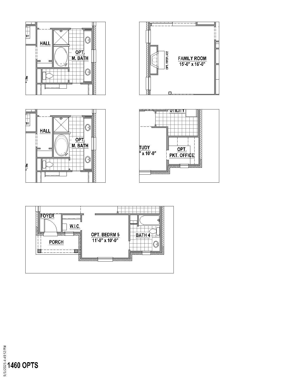 Plan 1460 Options 1