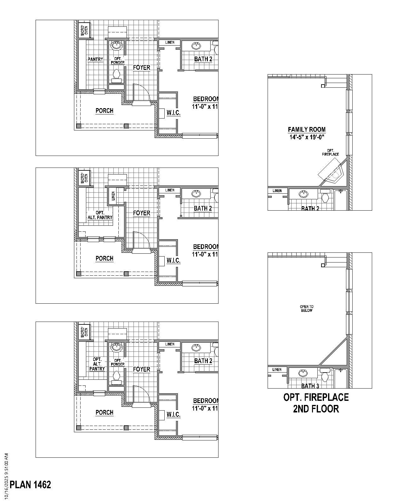 Plan 1462 Options 1