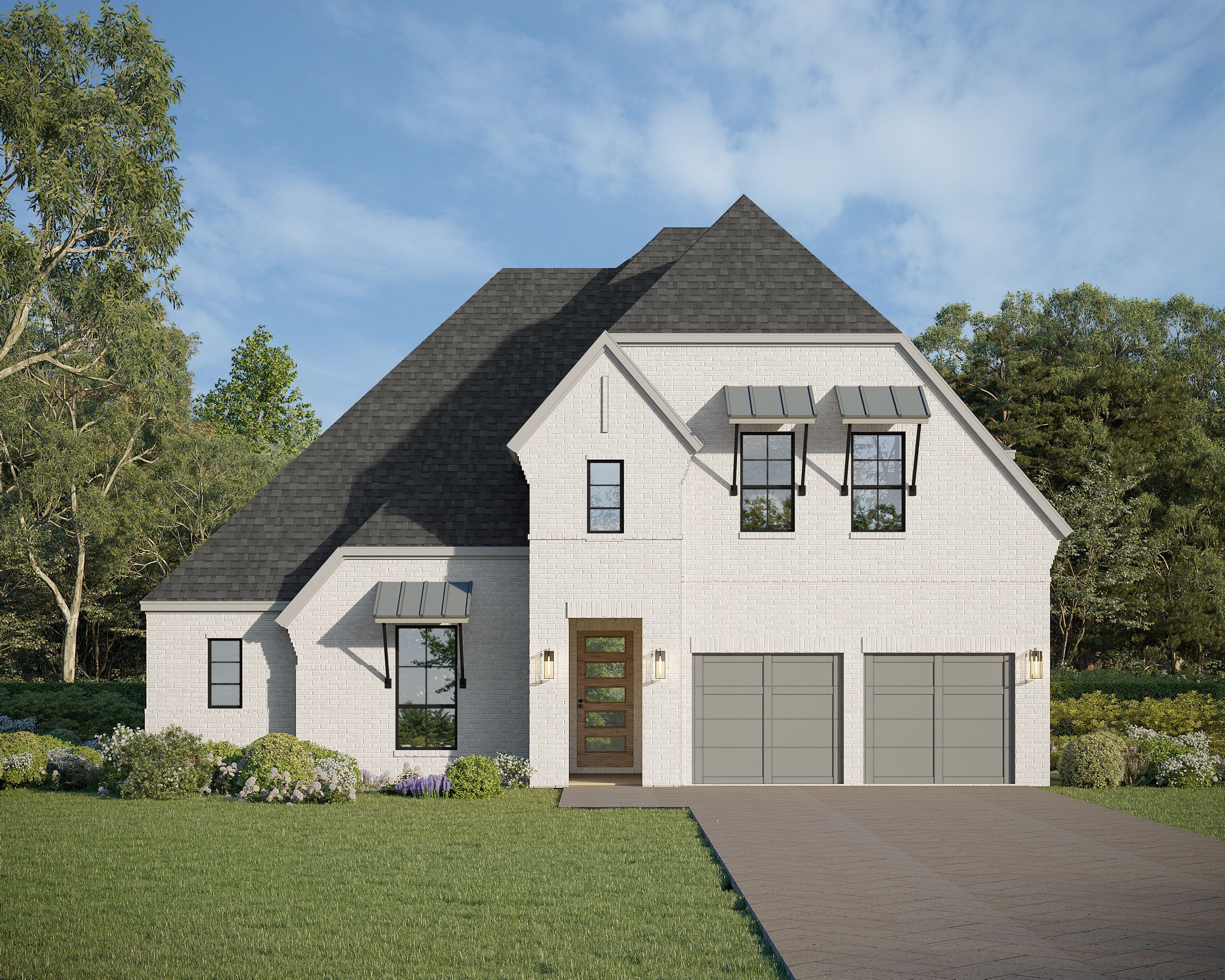 Plan 1632 Elevation H