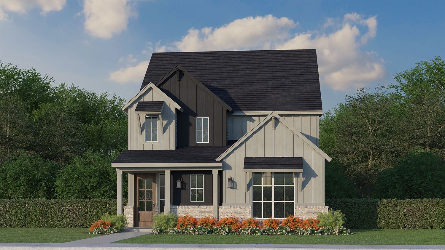 Plan 1453 Elevation F