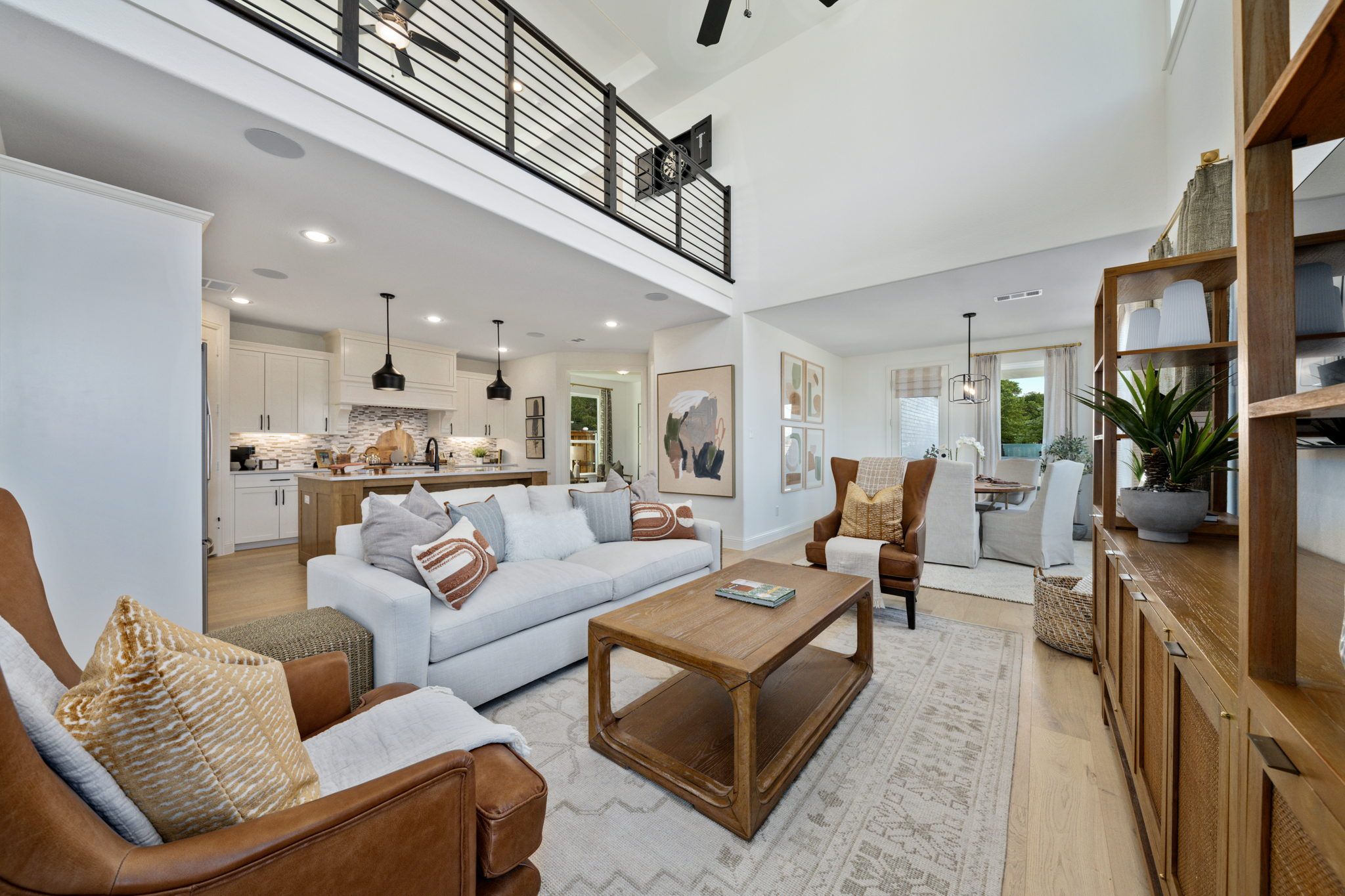 Plan 1406 Living Room/Dining/Kitchen Representative Photo
