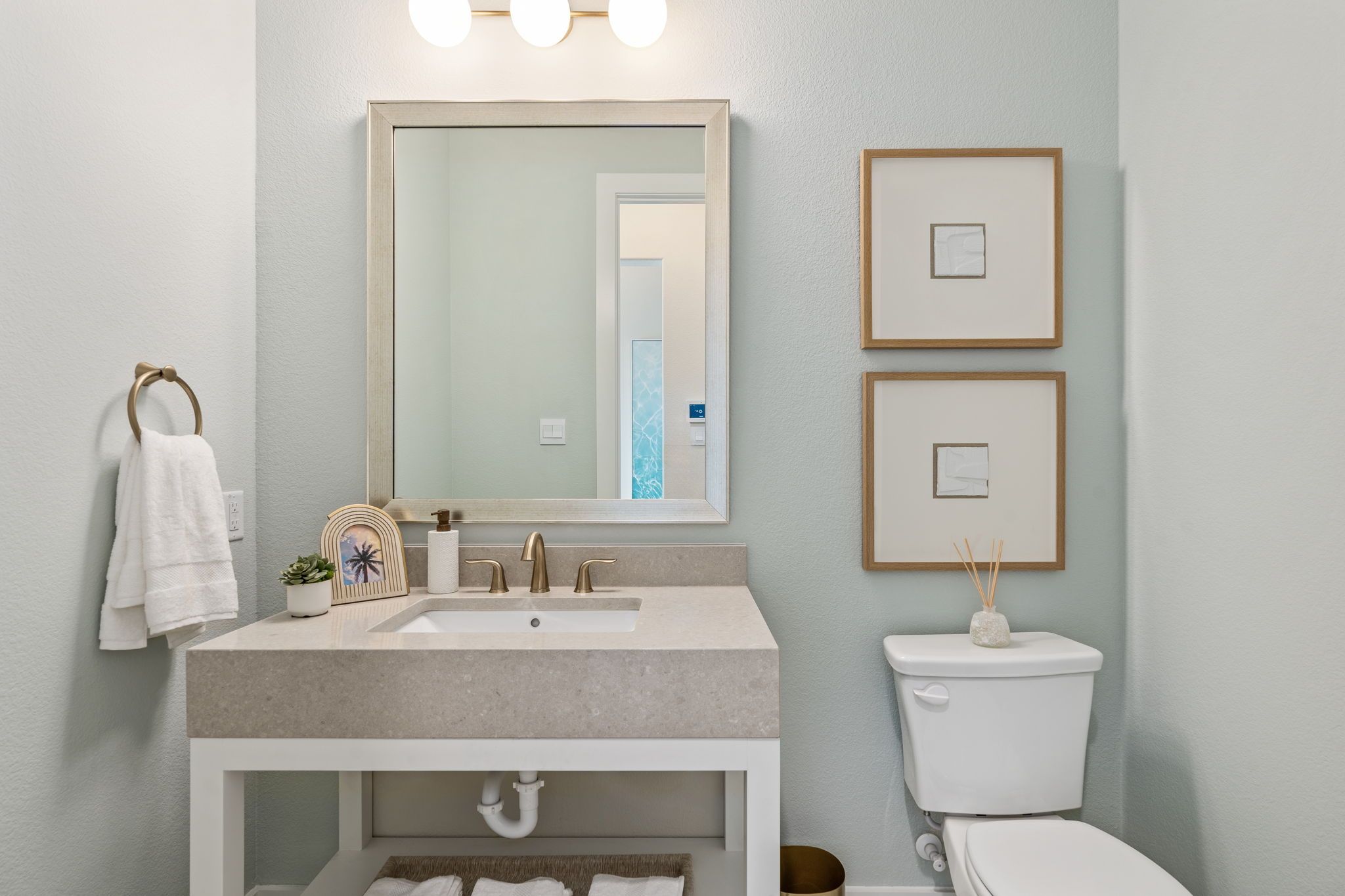 Plan 1640 Powder Bath Representative Photo by American Legend Homes