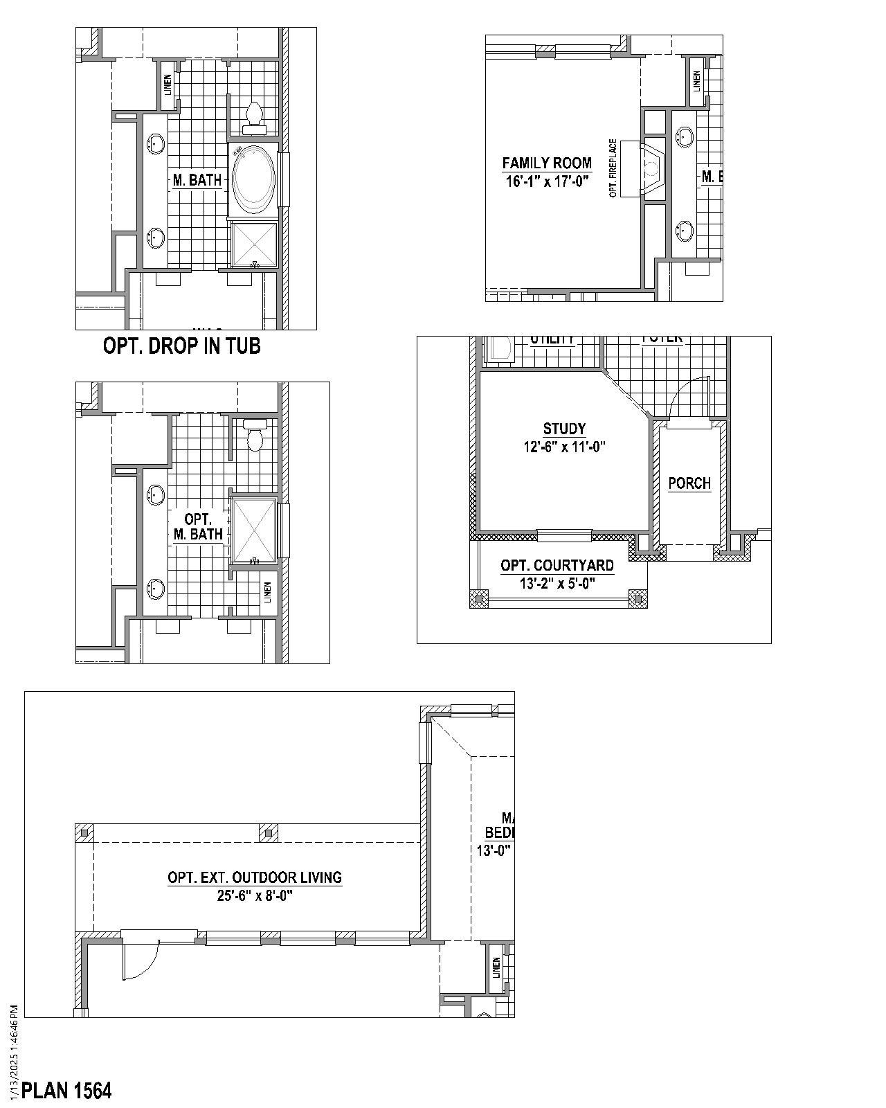 Plan 1564 Options 1