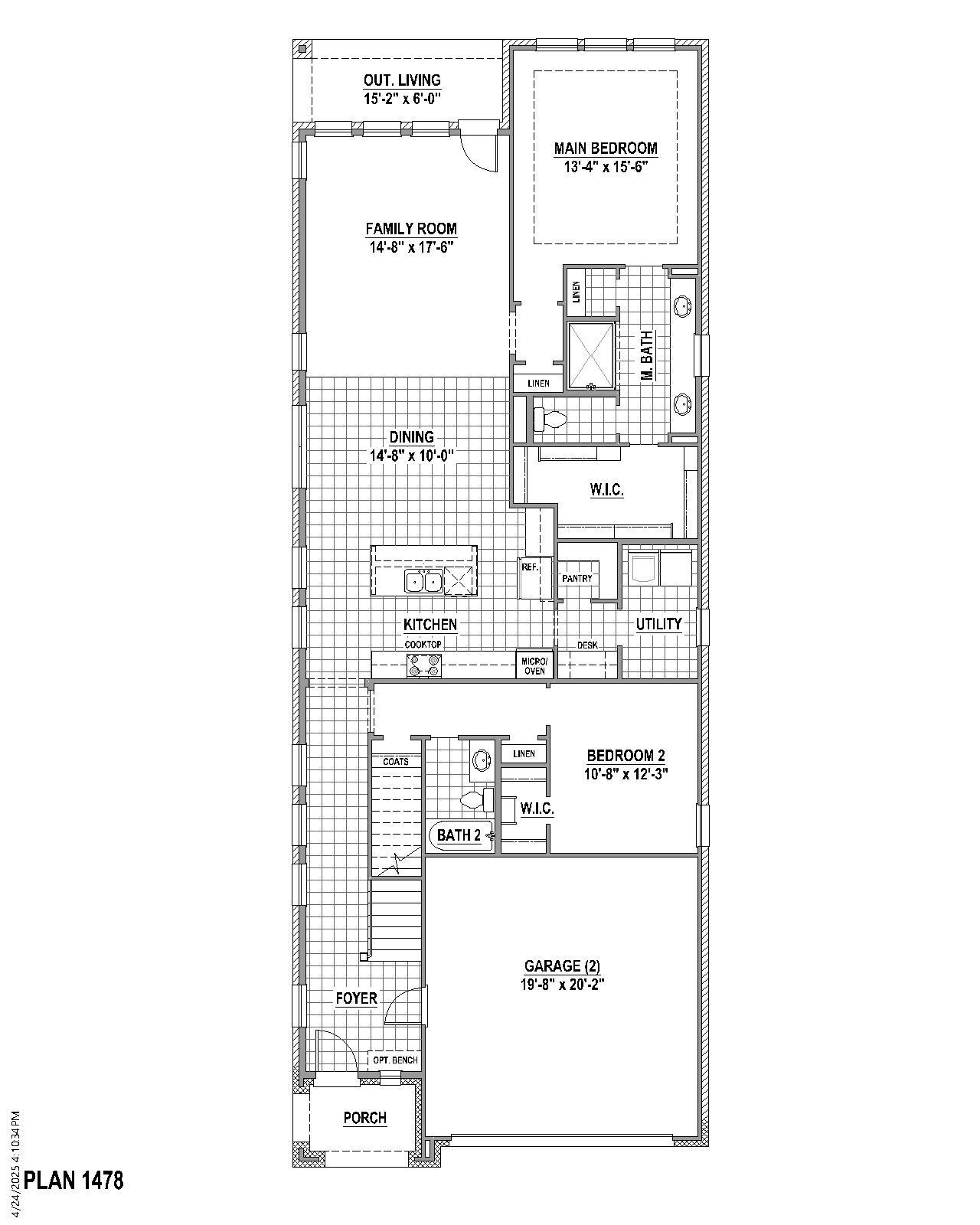 Plan 1478 1st Floor