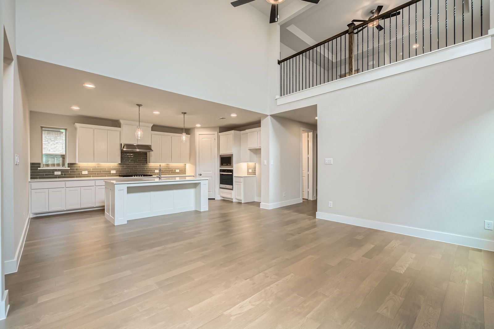 Plan 1477 - Representative Photo - Living Room/Kitchen