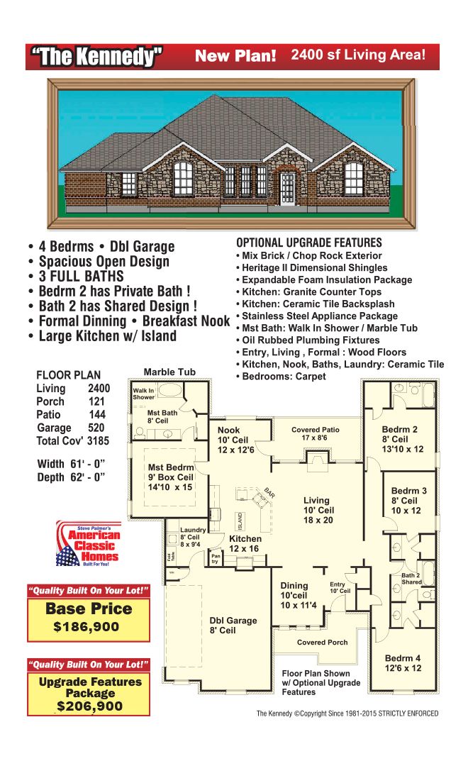 The Kennedy - American Classic Homes: Waco, Texas - American Classic Homes