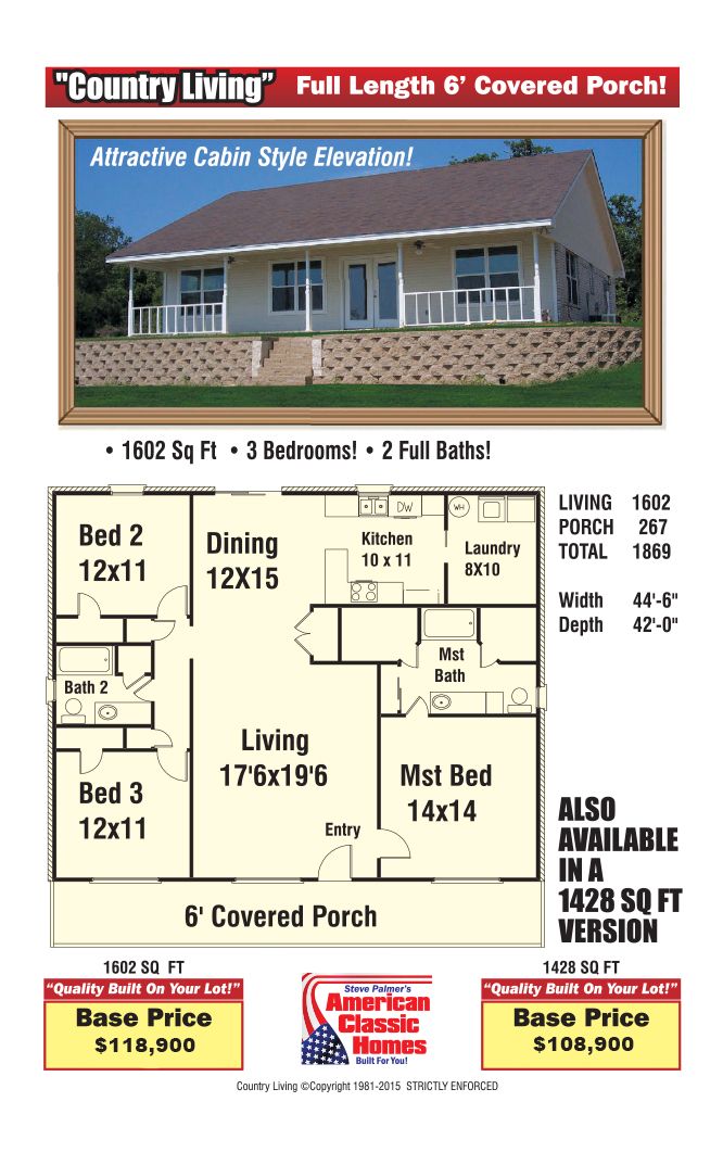 The 
          Country Living - American Classic Homes: Waco, Texas - American Classic Homes