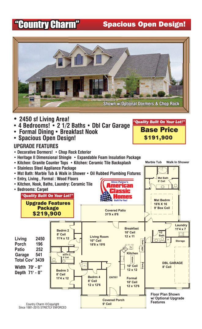 American Classic Homes por American Classic Homes en Waco Texas