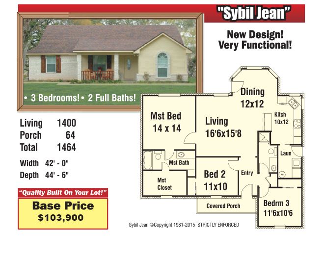 The Sybil Jean - American Classic Homes: Waco, Texas - American Classic Homes