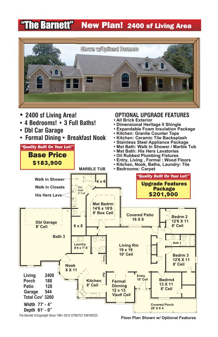 The Barnett - American Classic Homes: Waco, Texas - American Classic Homes