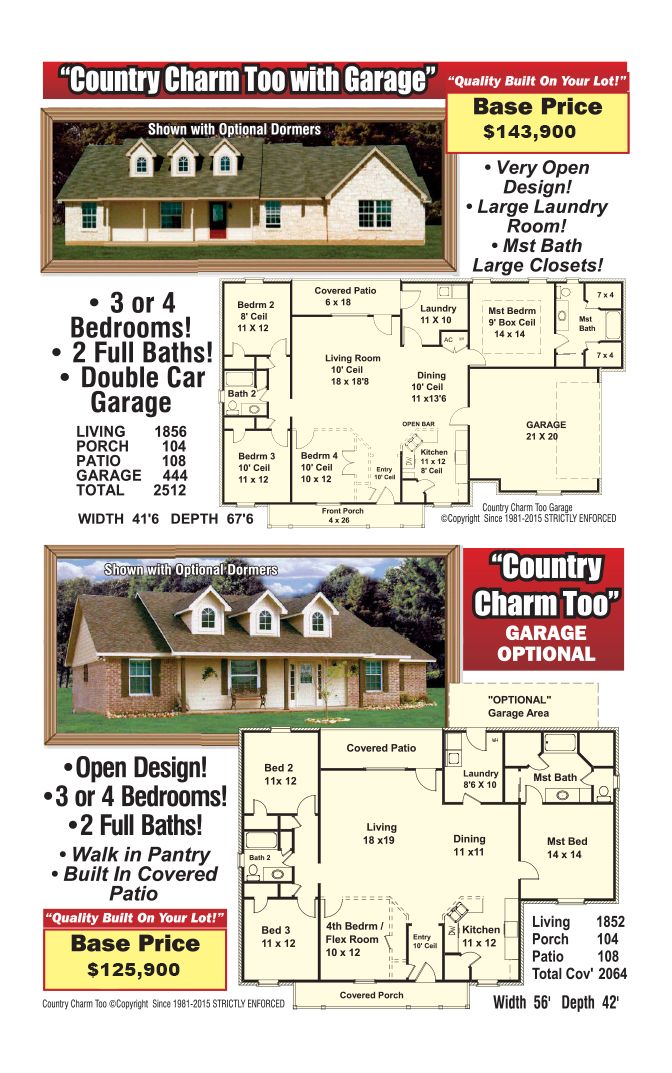 The Country Charm Too - American Classic Homes: Waco, Texas - American Classic Homes