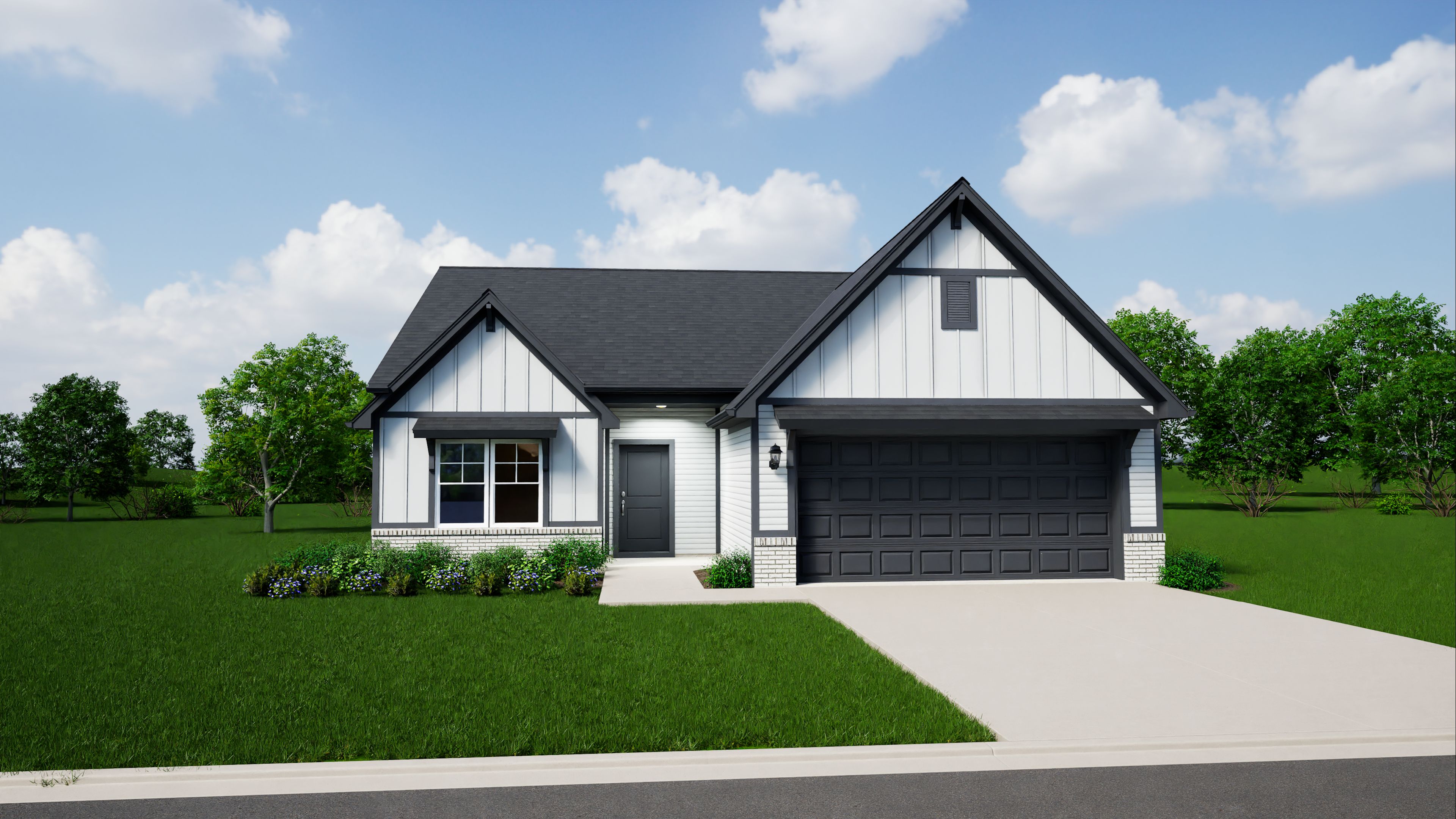 Elevation E, Brick A