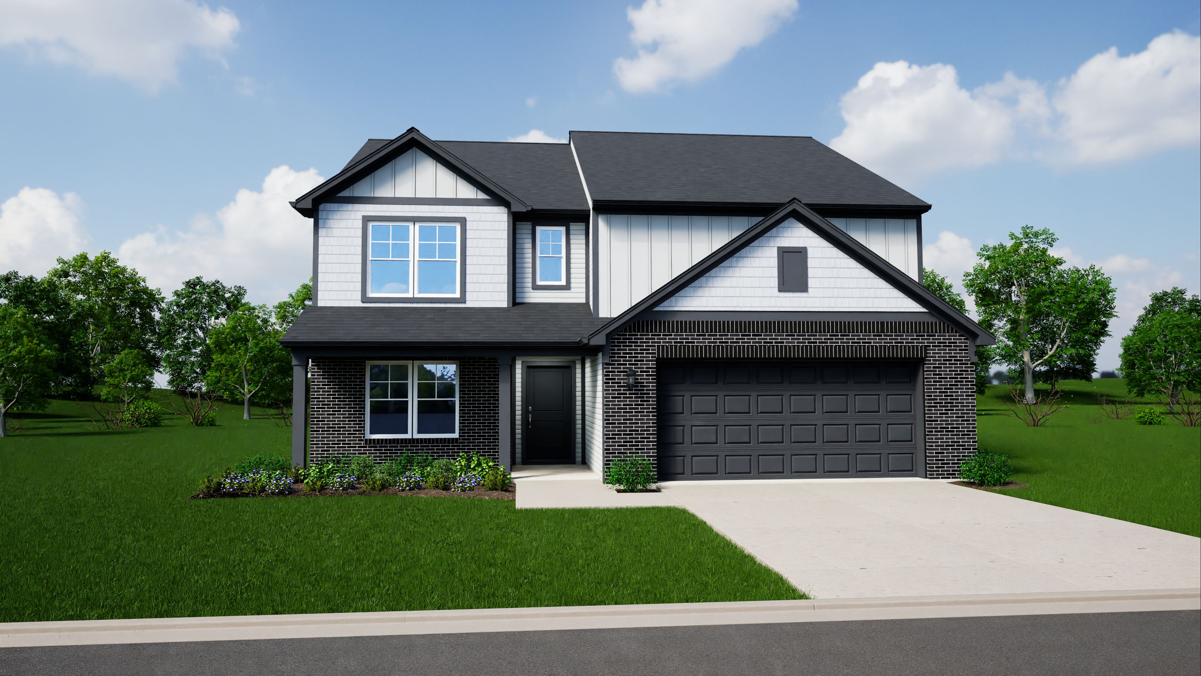 Elevation C, Brick C