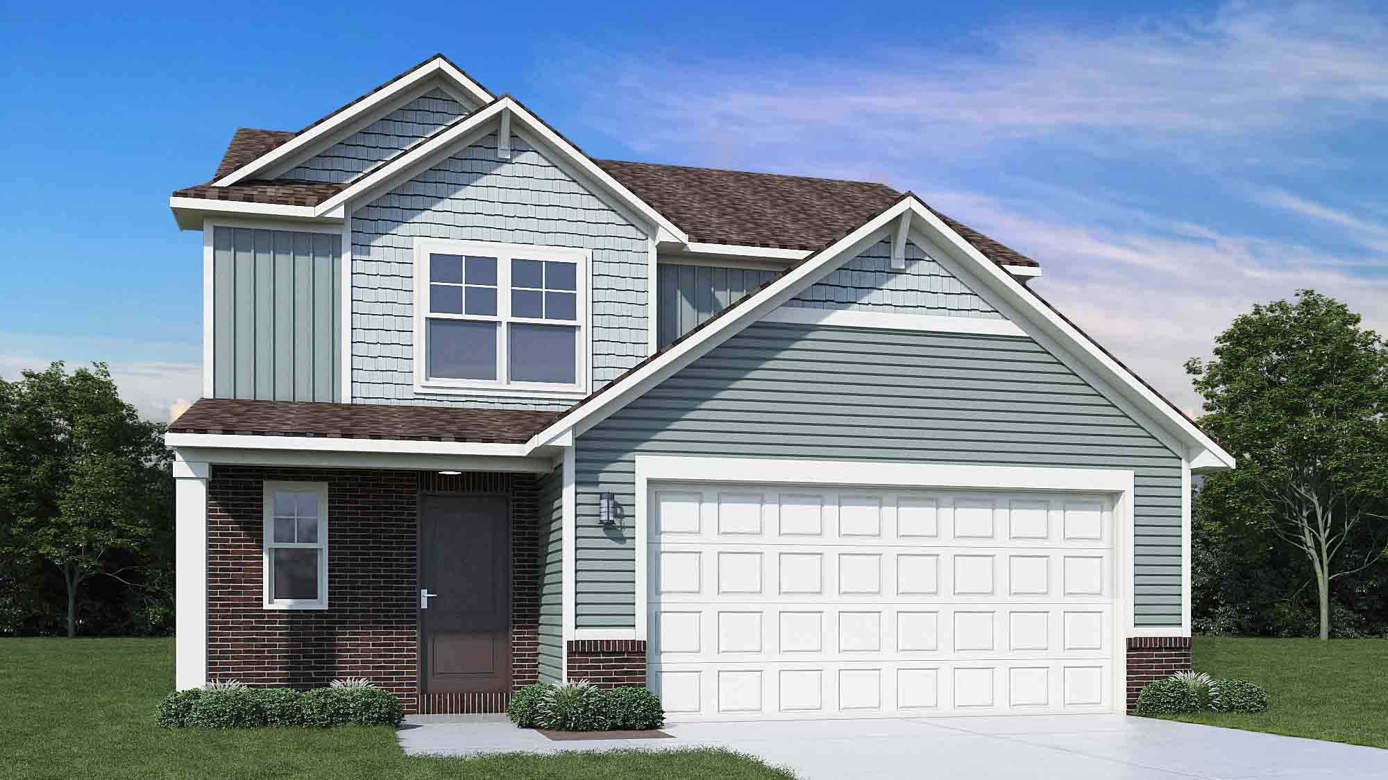 Elevation C, Brick B