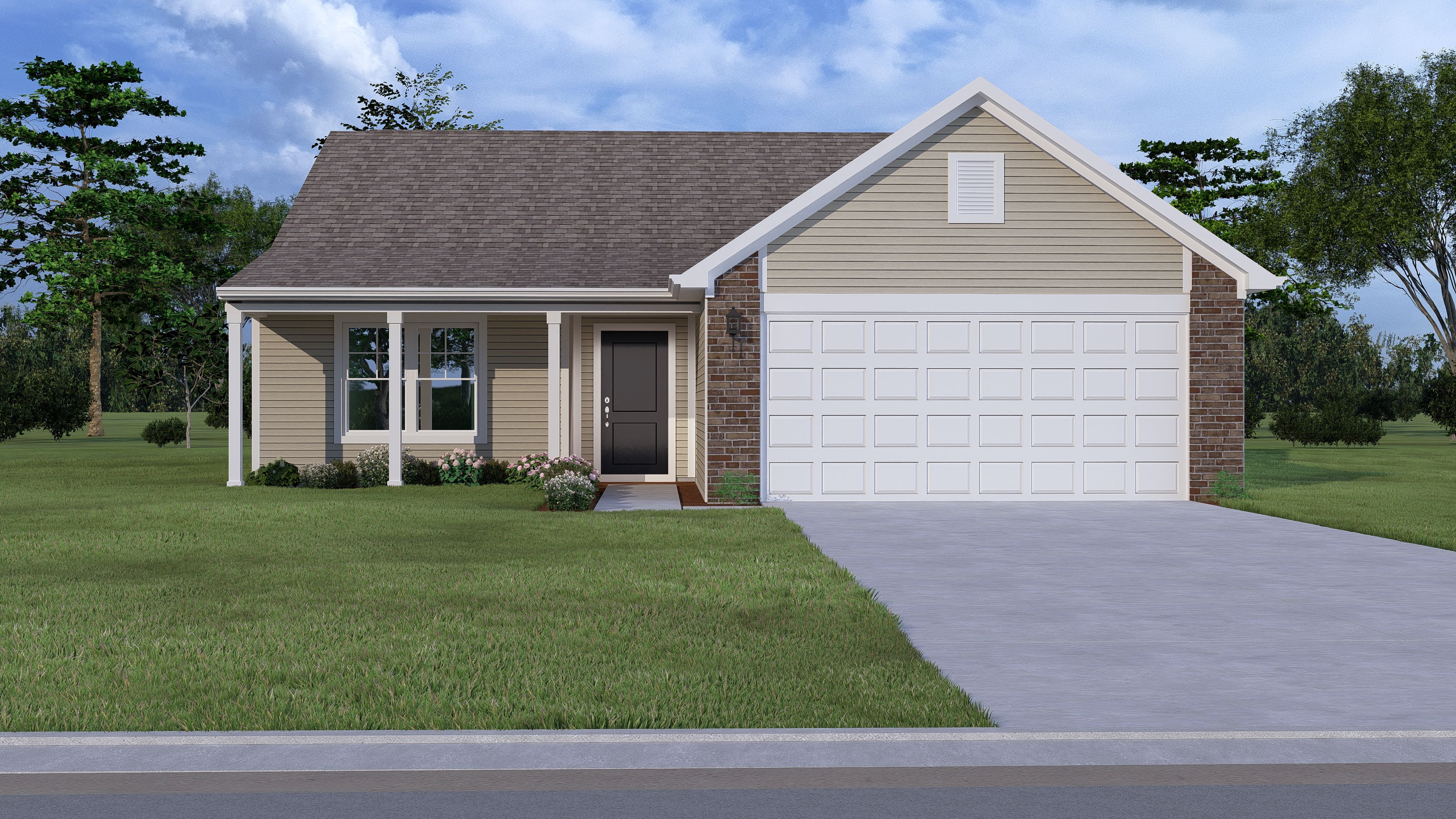 Elevation C, Brick B