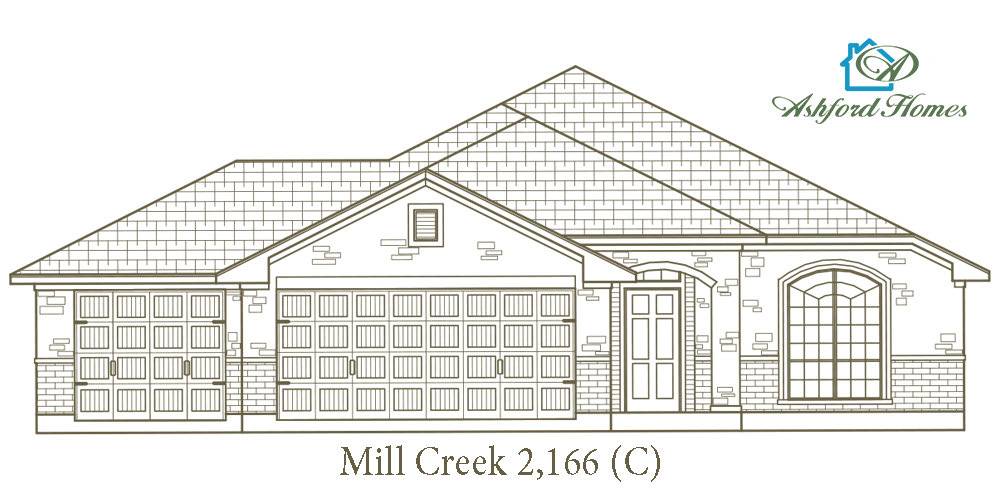 2166: The Mill Creek - Goodnight Ranch: Killeen (KISD): Killeen, Texas - Ashford Homes