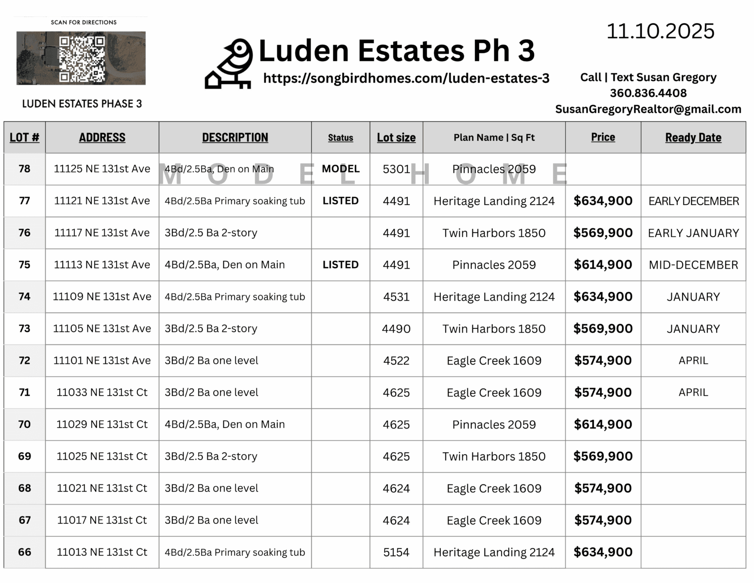 Luden Estates Phase 3 - Vancouver, WA