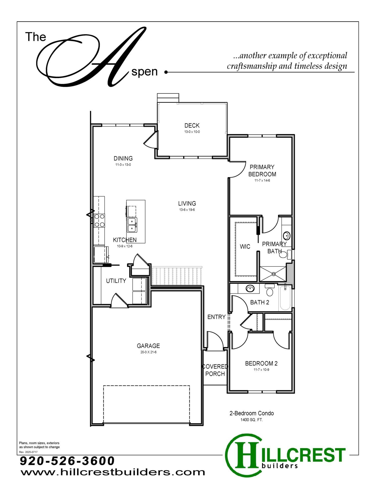 casa en Wind Trail por Hillcrest Builders