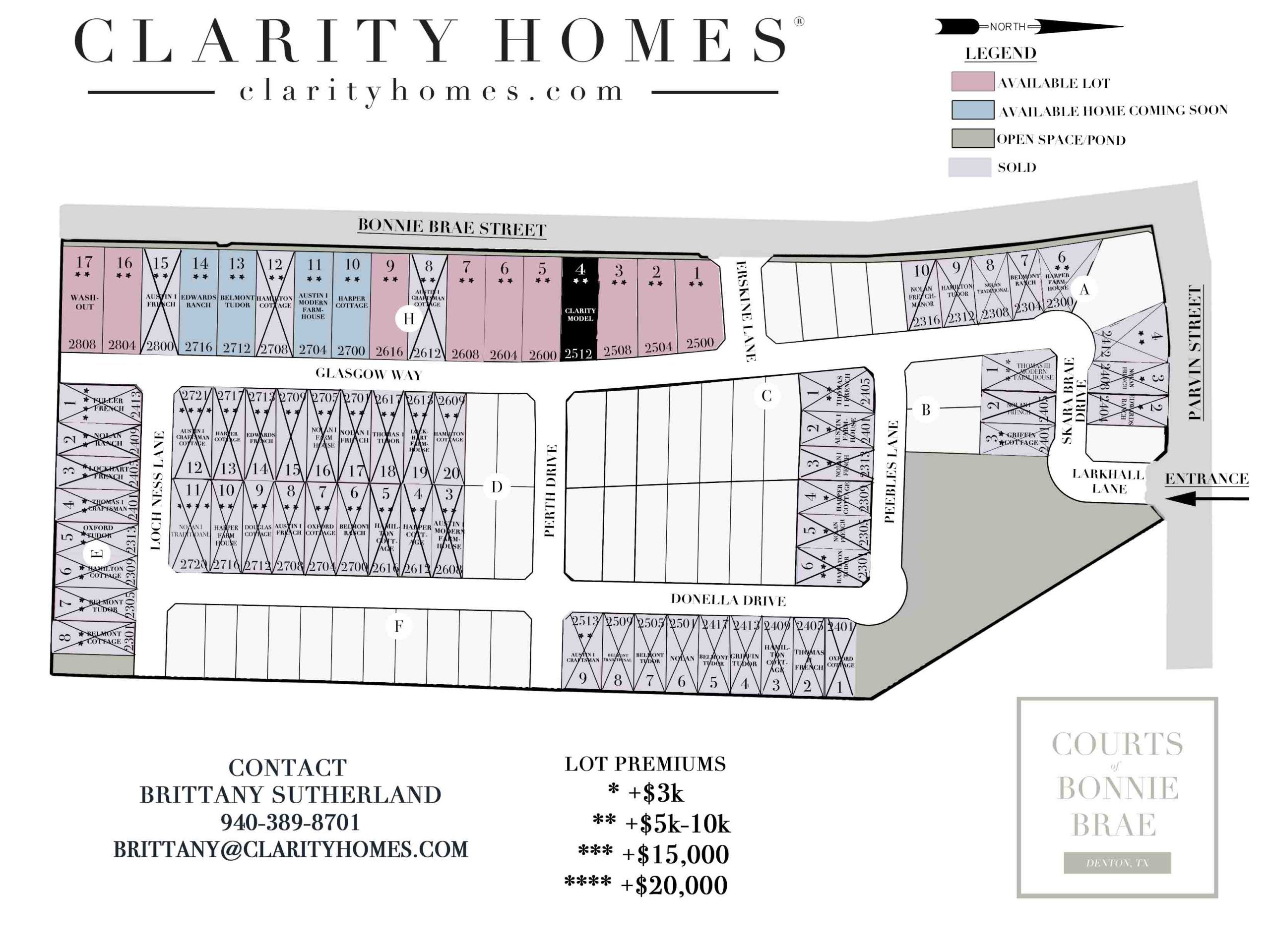 Courts Of Bonnie Brae por Clarity Homes en Fort Worth Texas