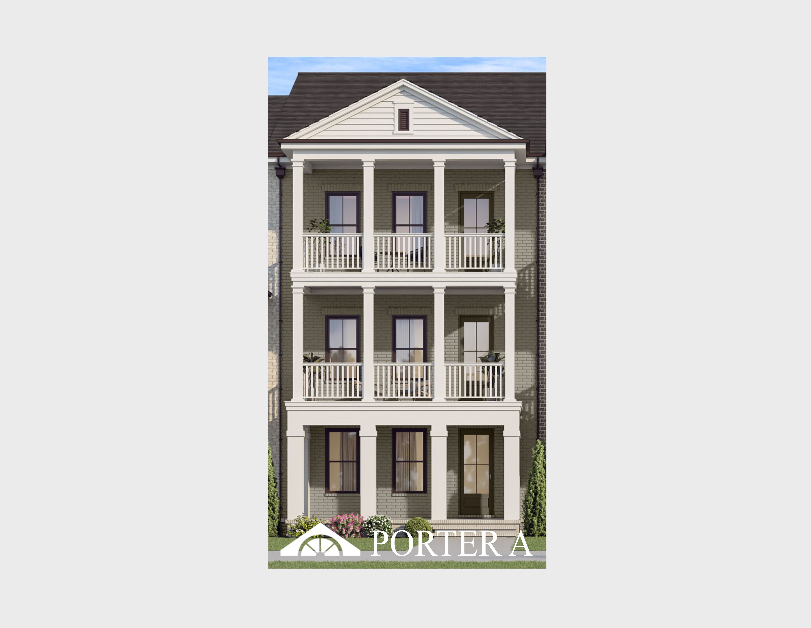 Biddle Farms Townhomes por Saddlebrook Properties en Knoxville Tennessee