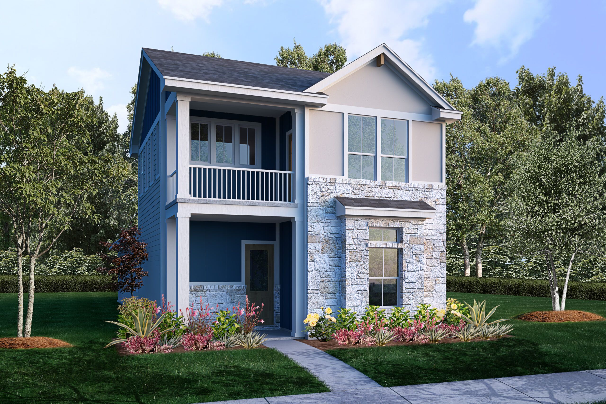 casa en New Braunfels: Town Creek por Wes Peoples Homes