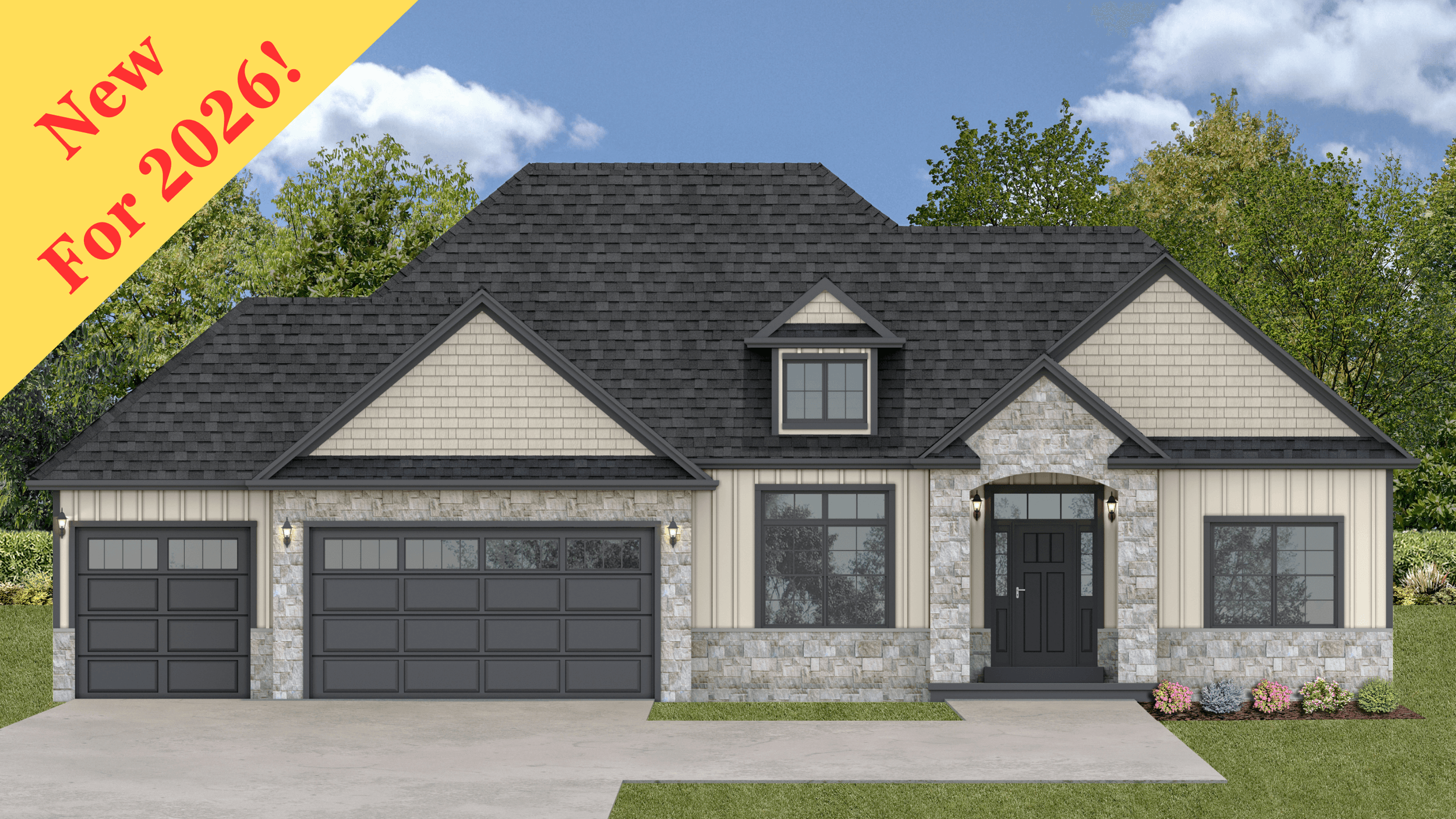 Stone Canyon por Zykan & Sons Homes en St. Louis Missouri