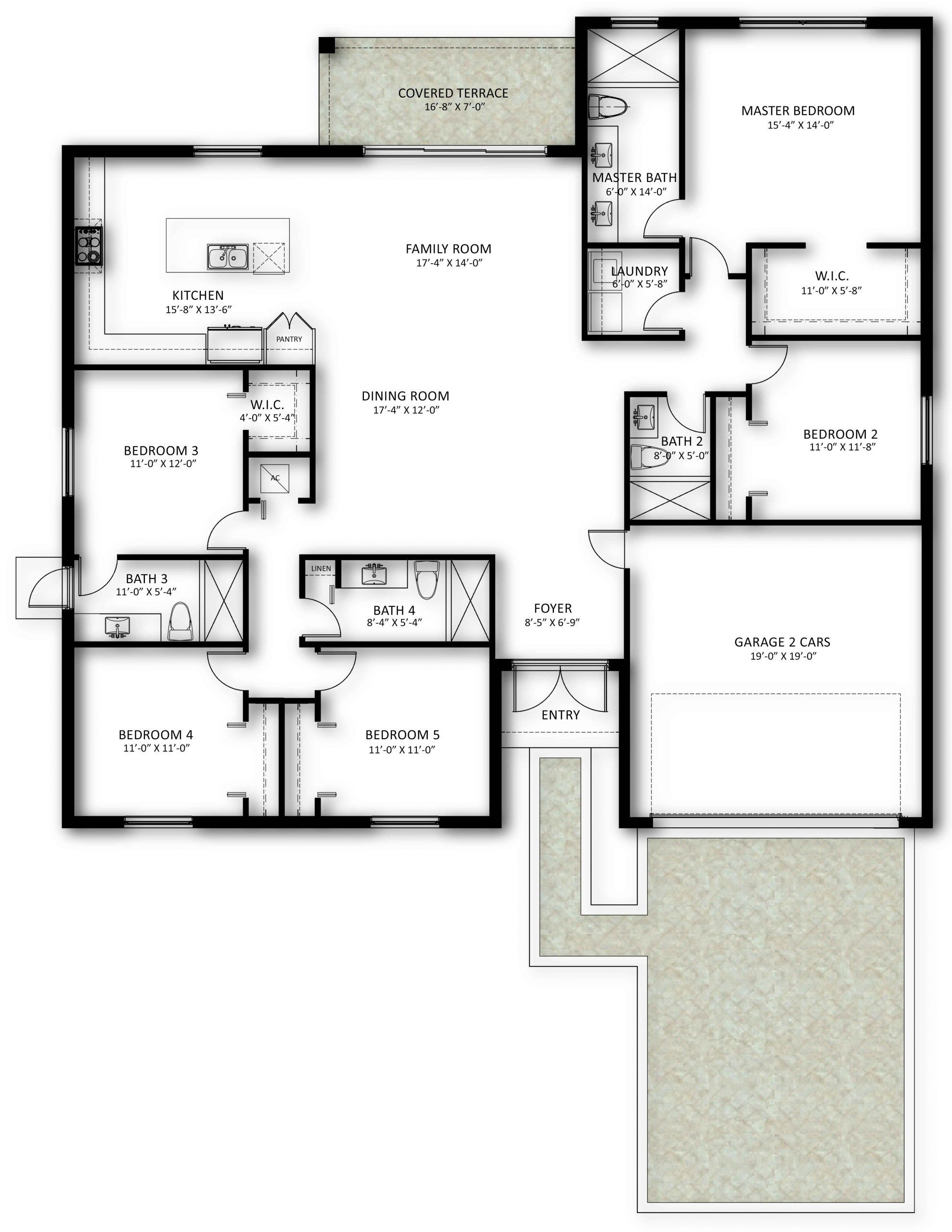 Century At Tamiami por Century Home Builders, Group en Miami-Dade County Florida