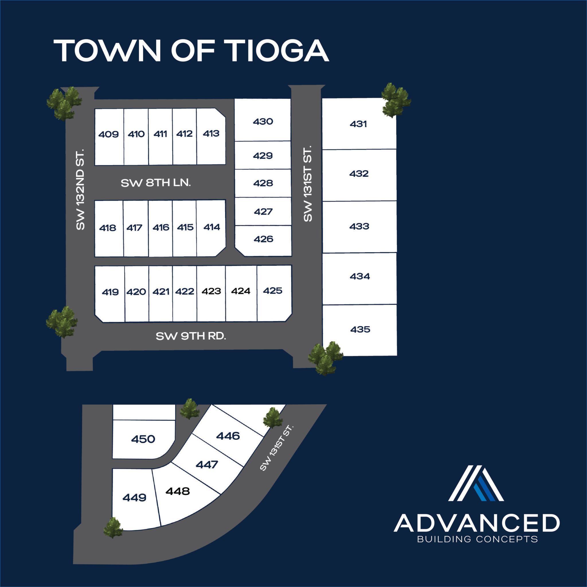 Town Of Tioga por Advanced Building Concepts en Gainesville Florida