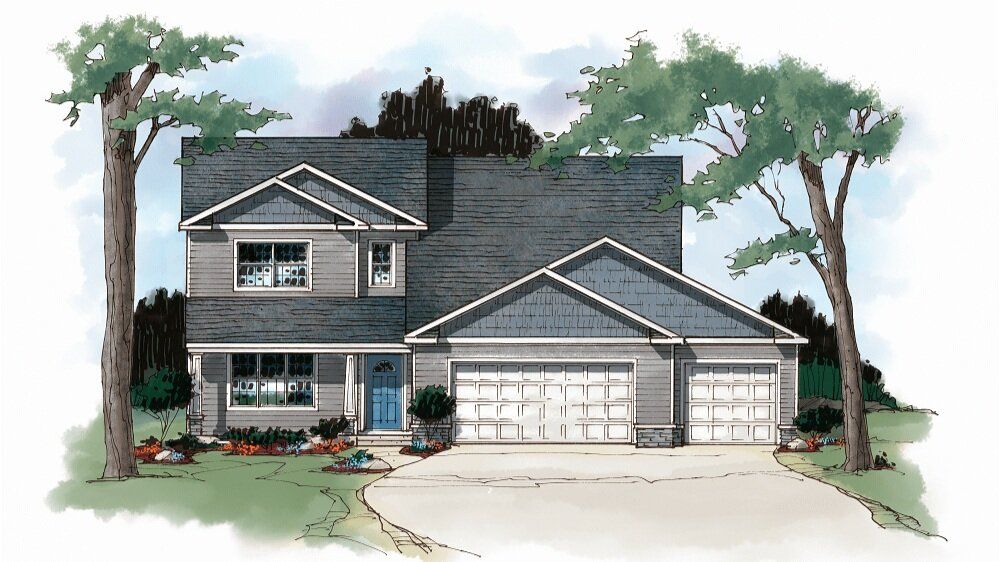 casa en Two Story Homes por Fall Creek Homes
