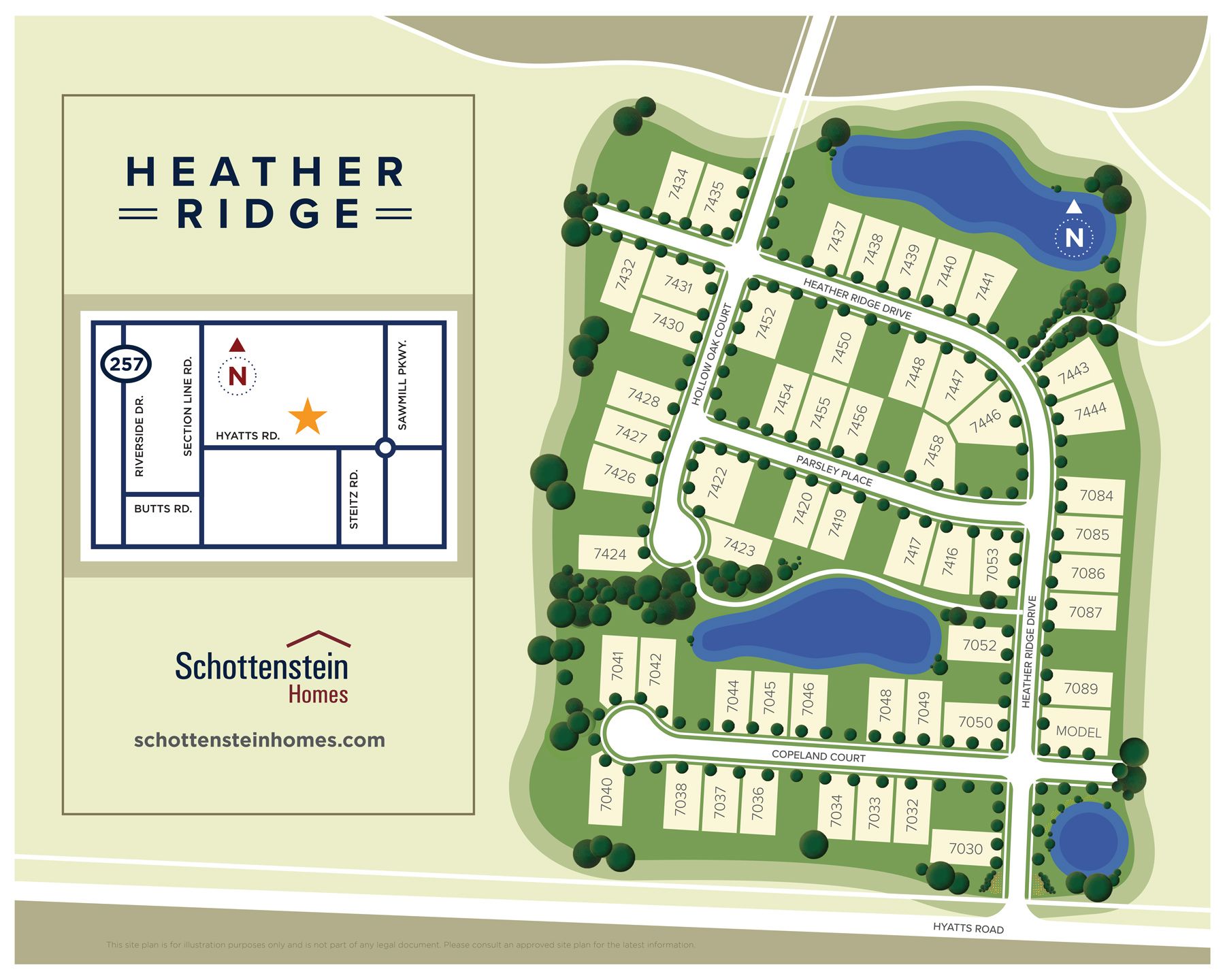 Heather Ridge por Schottenstein Homes en Columbus Ohio