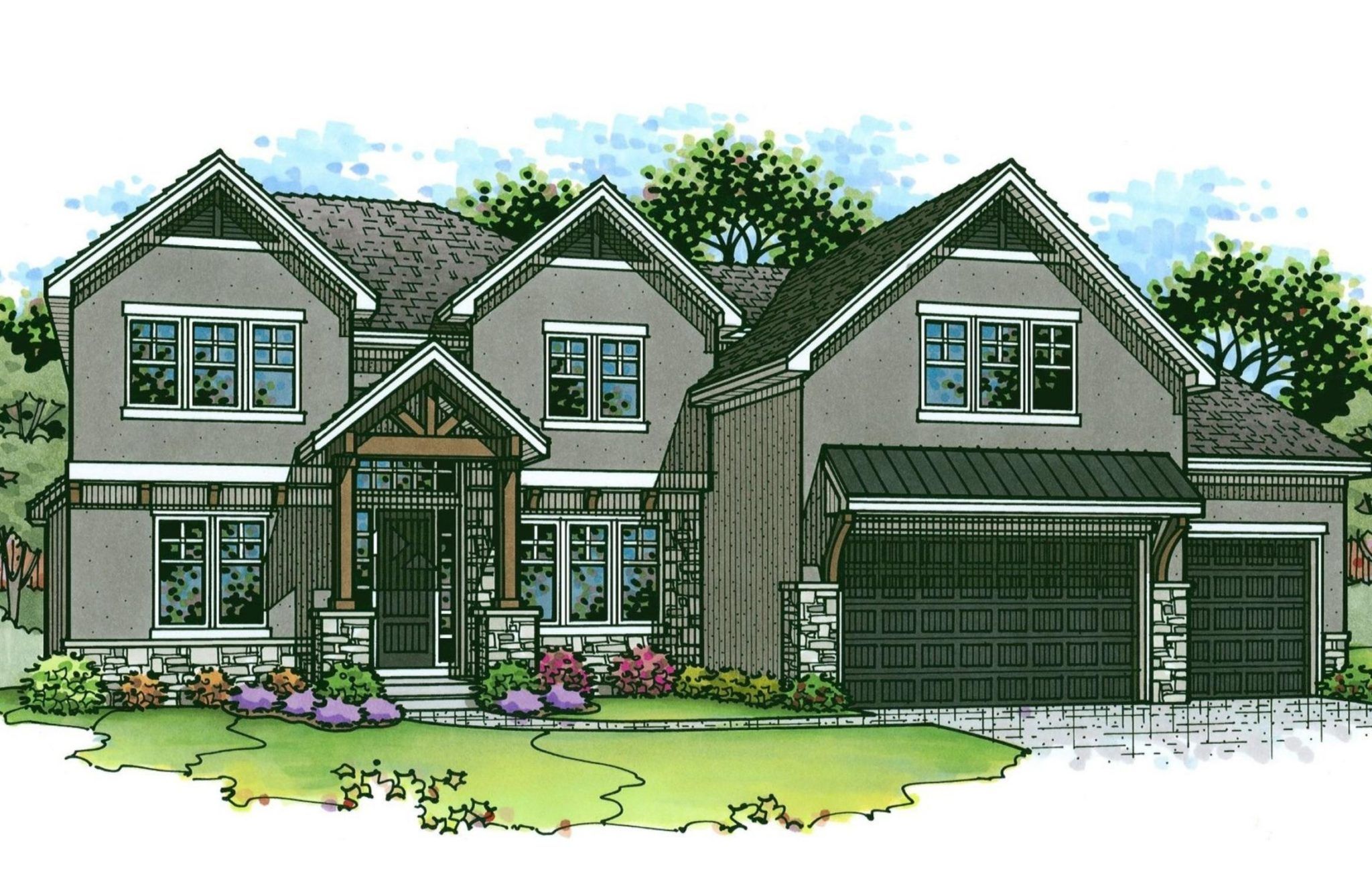 Jefferson Exp Traditional A - Cadence Villas: Yonkers, New Jersey - Patriot Homes INC