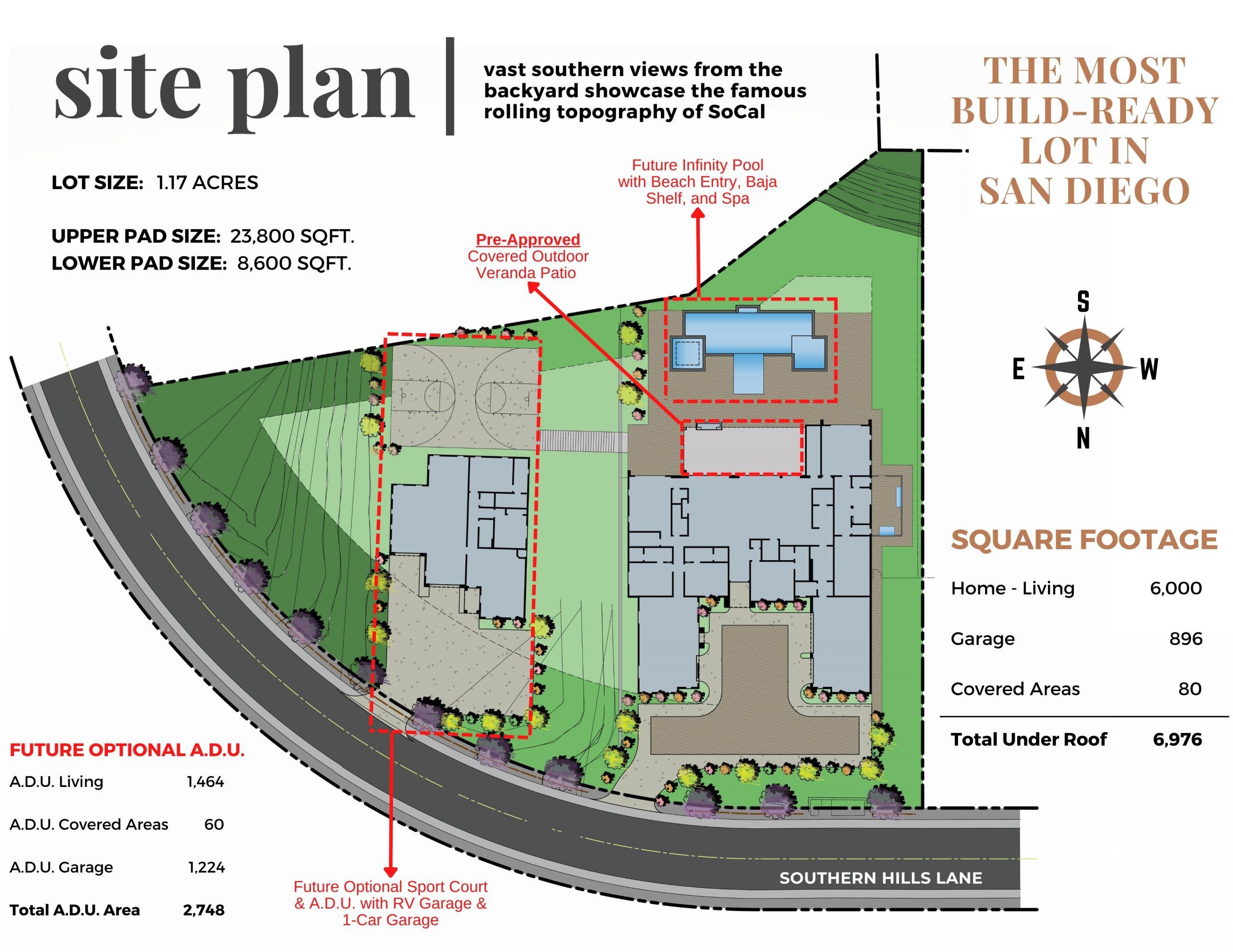 Southern Hills Lot 2. Poway, CA 92064