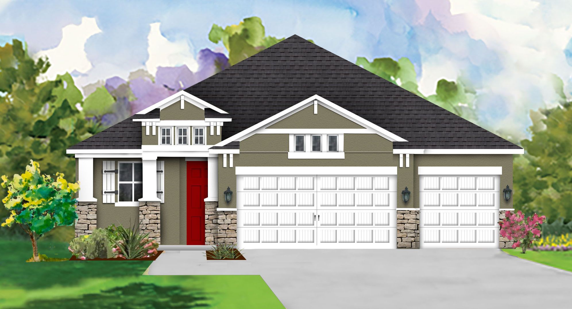 Huntington At Hunter’s Ridge por Gallery Homes en Daytona Beach Florida