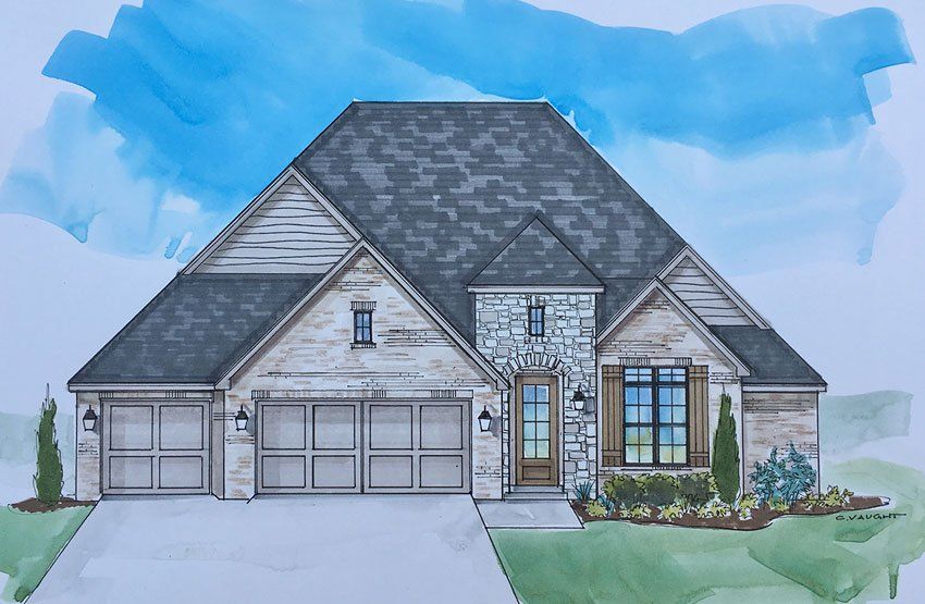 Plan 2128 - The Village At Southern Trails II: Broken Arrow, Oklahoma - Executive Homes, LLC