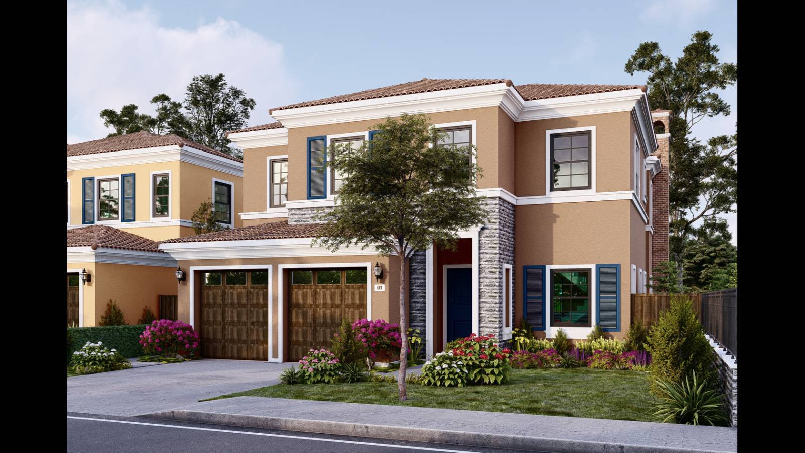 Villa Siena por Keystone DCS Inc. en Orange County California