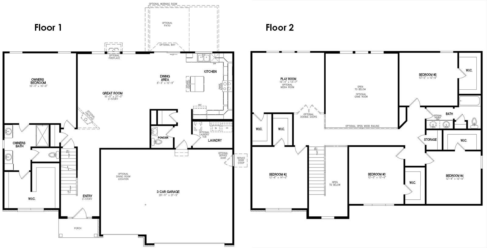 casa en Washington Trace por Oberer Homes