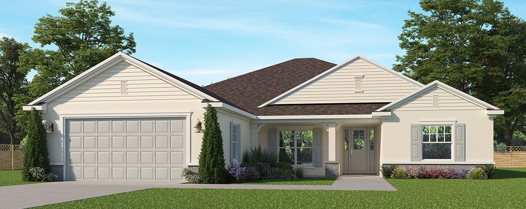 Oak Run por Triple Crown Homes en Ocala Florida