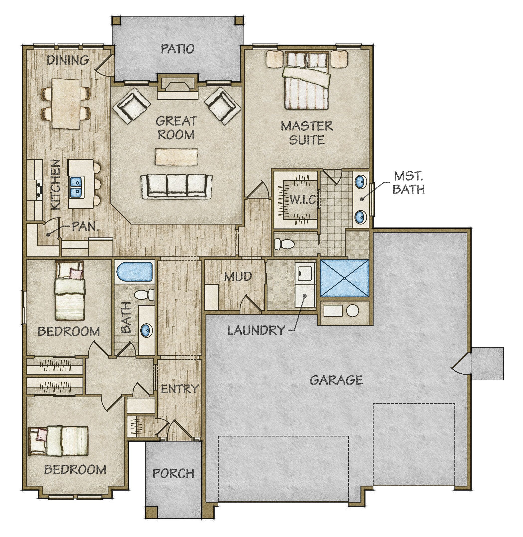 Lincoln Creek por Venta Homes en Boise Idaho