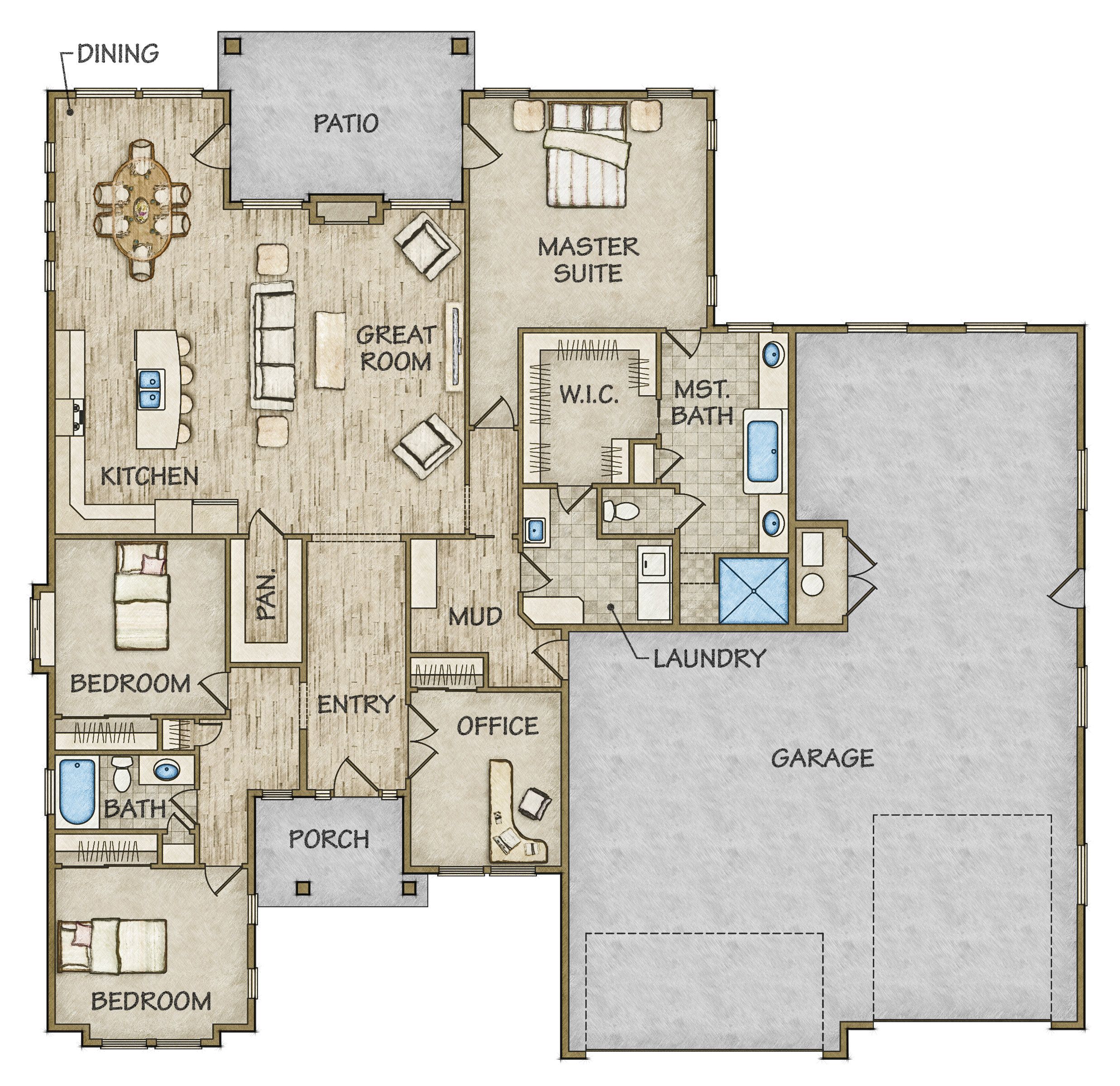 Indian Creek Ranch por Venta Homes en Boise Idaho