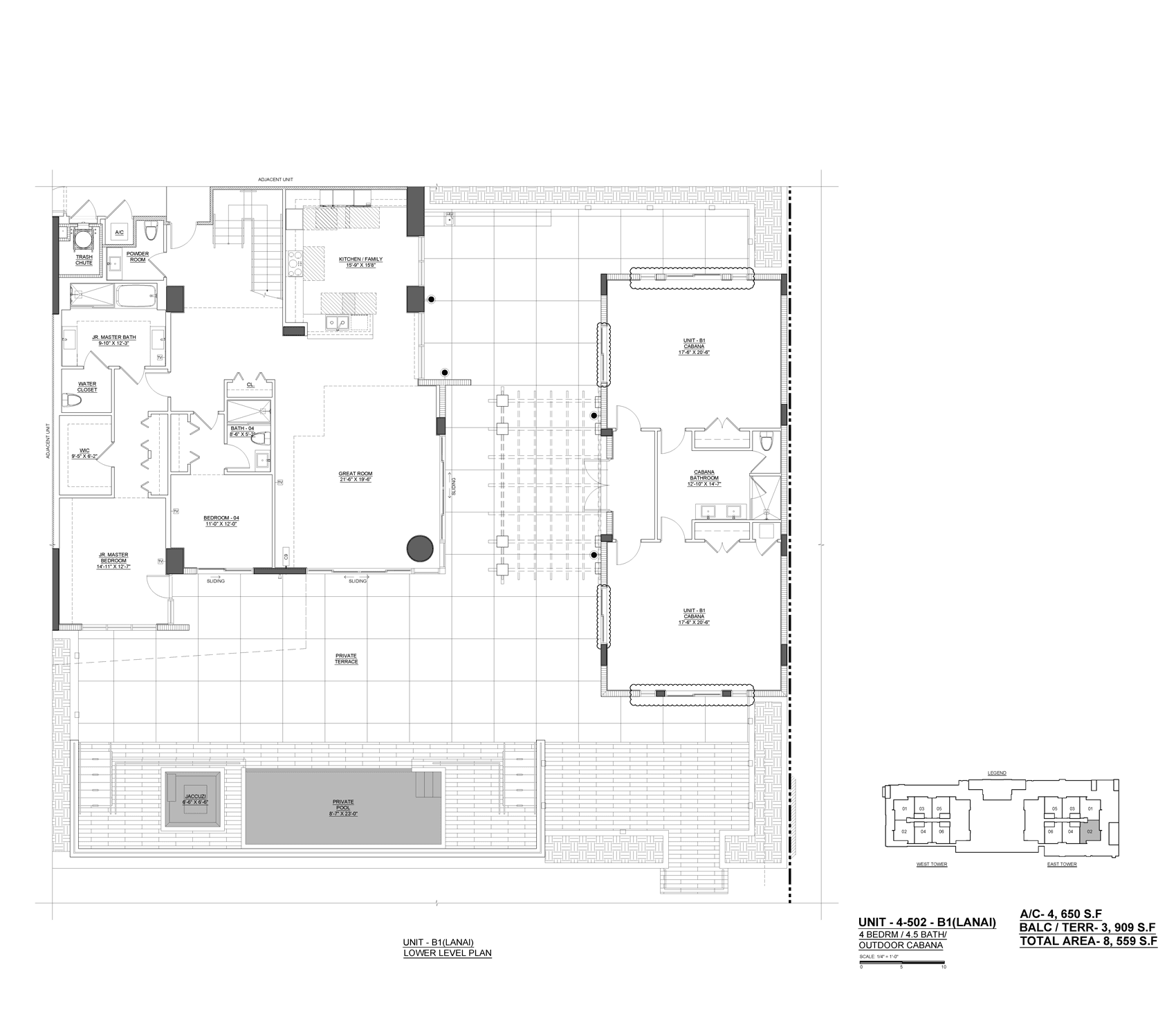 Parque Platinum Towers por Parque Platinum Towers en Miami-Dade County Florida